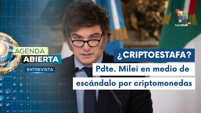 El presidente Milei está vinculado a una estafa de criptomonedas