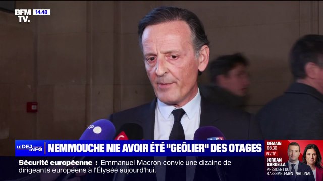 Procès Mehdi Nemmouche: le jihadiste affirme n'avoir jamais croisé les parties civiles en Syrie , selon son avocat