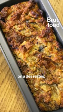 Le pudding de pains au chocolat du chef Mohamed Cheikh