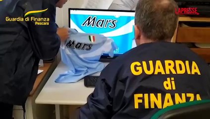 Pescara, sequestrate 1500 maglie da calcio contraffatte vendute come edizioni limitate