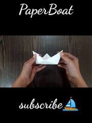 How to make paper boat at home 🏠