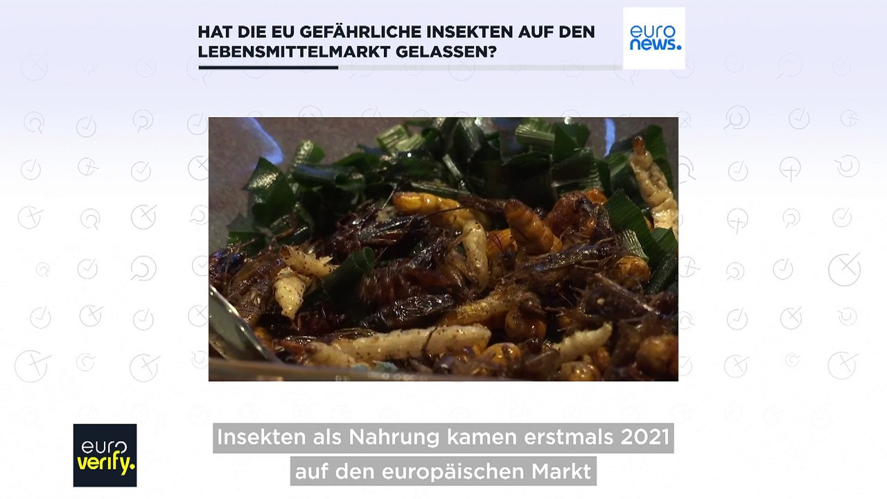 Faktencheck: Werden die Europäer gezwungen, gefährliche Insekten zu essen?