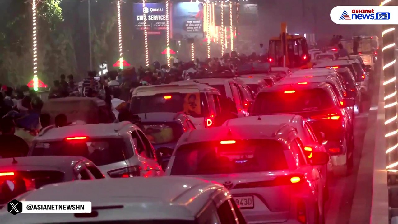 Prayagraj: Naini Bridge पर भयंकर ट्रैफिक, रेंगती नजर आईं गाड़ियां