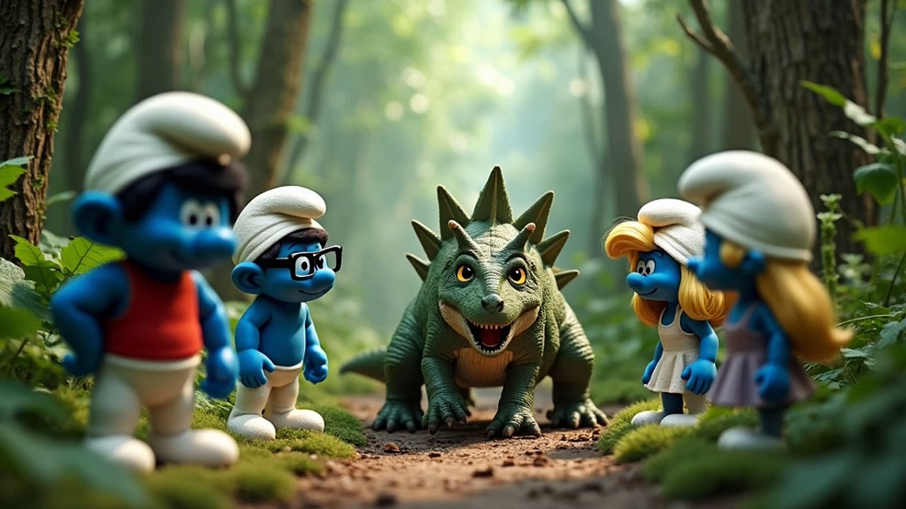 Smurfs and a Dino Adventure