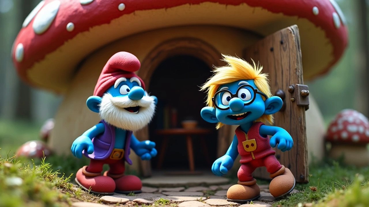 The Smurfs vs. Morgana's Crystal