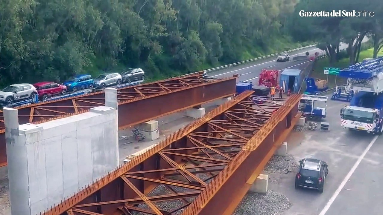 Lavori sulla A20, chiuso il tratto tra Rometta e Milazzo per la ricostruzione del cavalcavia San Martino di Spadafora