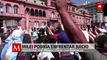 Milei podría enfrentar juicio en Argentina; Oficina Anticorrupción lo investigará por 'criptofiasco'