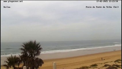 Imagens captam momento em que sismo abala praia da Costa da Caparica