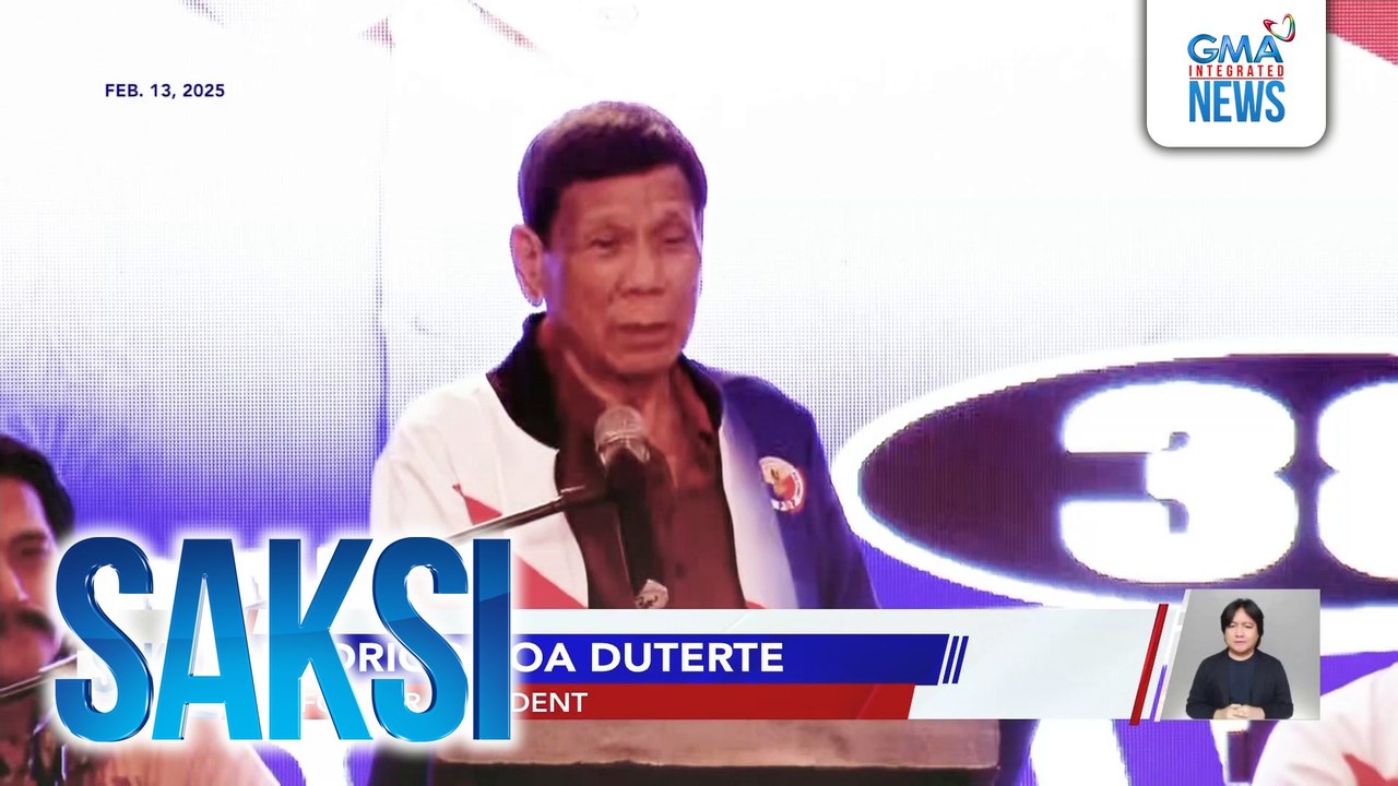 PNP-CIDG, nagsampa ng reklamo laban kay FPRRD dahil sa pahayag na pagpatay sa 15 senador; mga kaalyado ni Duterte, iginiit na biro lang ito | Saksi