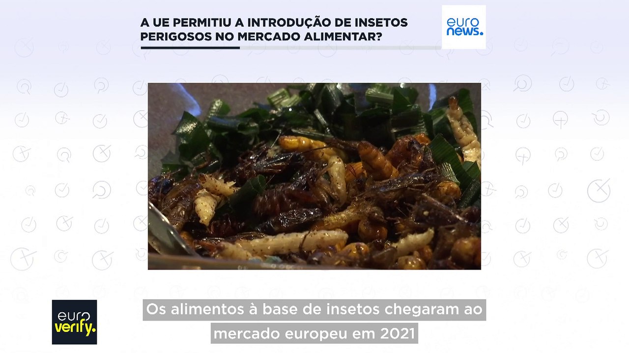 Verificação de factos: os europeus estão a ser obrigados a comer insetos perigosos?