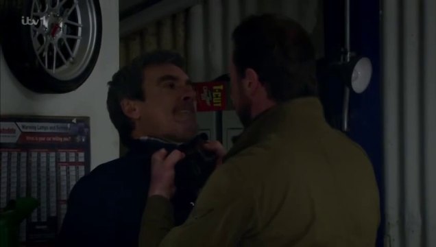 Emmerdale Liam Cavanagh Grabs Cain 3rd June 2024