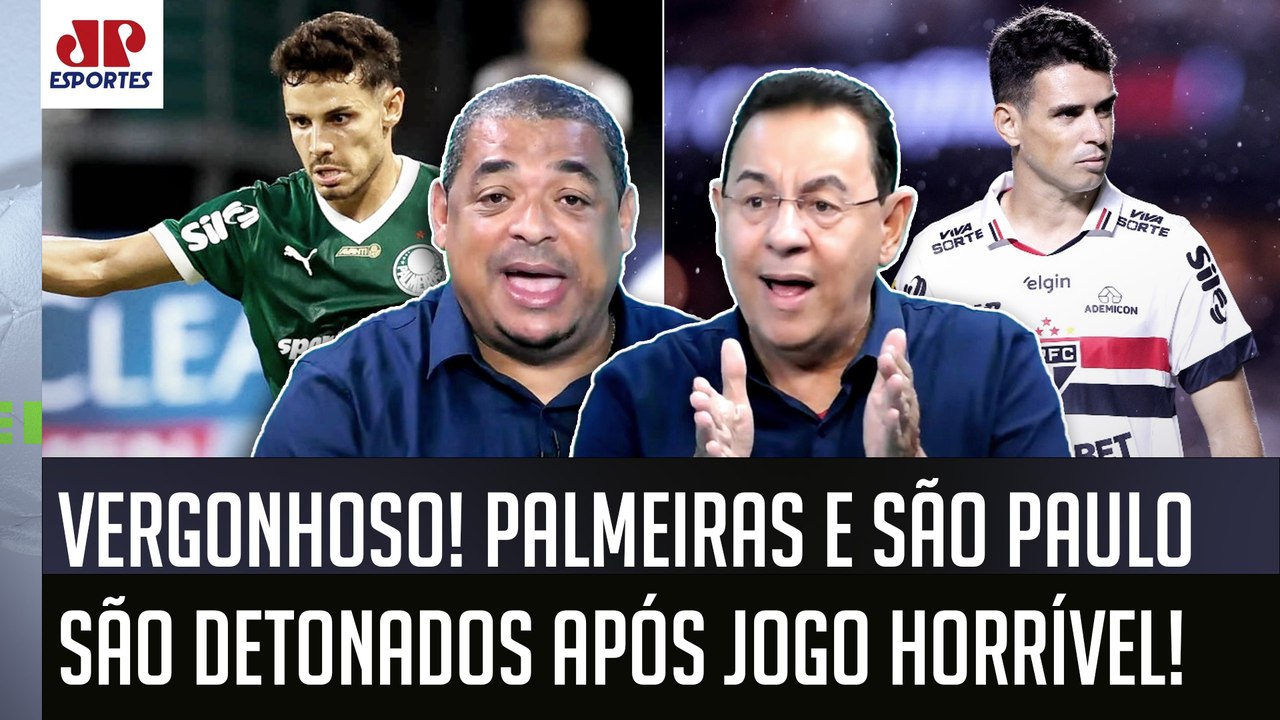 "QUE LIXO!!! EU NUNCA VI ISSO!!! JOGAR BOLA HOJE EM DIA é uma..." Palmeiras x São Paulo é DETONADO!