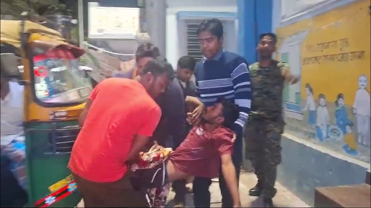 বিজেপি করার অপরাধে ব্যাপক মারধর ক্যানিংয়ে