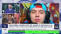YouTube completa 20 anos e destaca IA; sócio fundador da Curta comenta avanços na plataforma