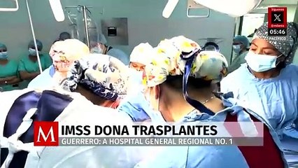 IMSS realiza segunda procuración multiorgánica del año en Acapulco en beneficio de 11 pacientes