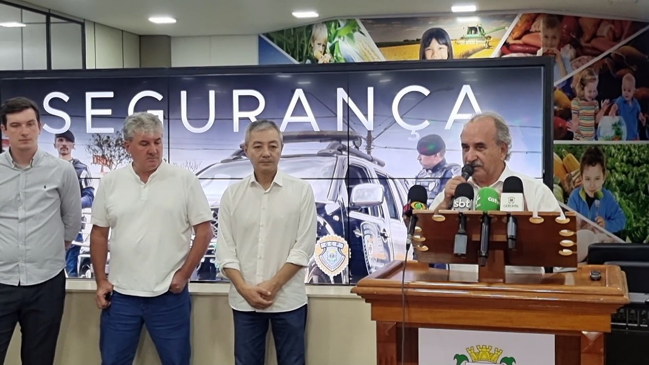 "Não vamos descansar enquanto não conseguirmos oferecer à nossa gente, a segurança que tanto busca", diz prefeito Renato Silva