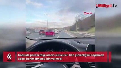 Trafik polisinin hareketi yürek ısıttı! 'Can güvenliğimi sağlamak için izin vermedi'