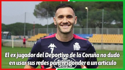 Lucas Pérez responde a críticas en redes ⚽