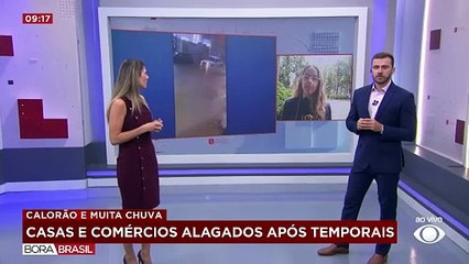 Chuvas no RS deixam casas alagadas e telhados danificados