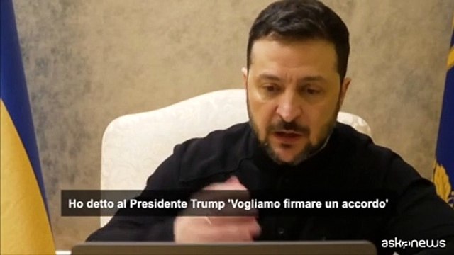 Zelensky: nessun accordo senza garanzie di sicurezza per l'Ucraina