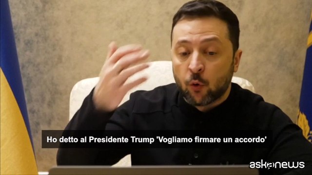 Zelensky: nessun accordo senza garanzie di sicurezza per l'Ucraina