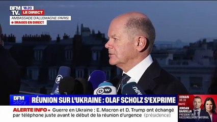 Olaf Scholz: "Nous devons continuer à soutenir l'Ukraine"