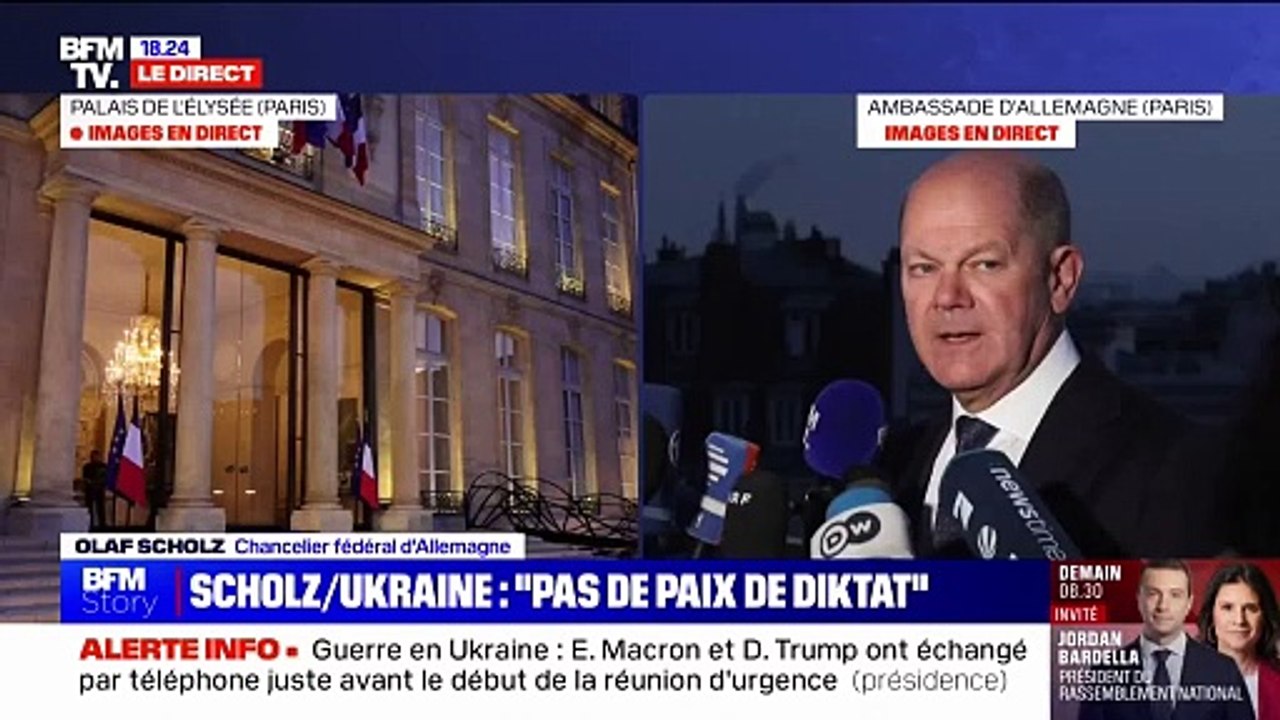 "Coupes budgétaires", "réductions de financements de nos modèles sociaux": Olaf Scholz affirme que ces mesures "ne sont pas à l'ordre du jour" pour soutenir l'Ukraine