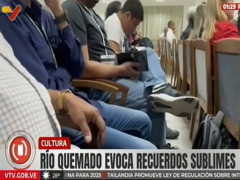 Cuba I Jorge Rodriguez presentó en la Feria Internacional del Libro su poemario Río Quemado