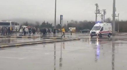 Ankaragüçlüler birbirine girdi! Yaralılar var