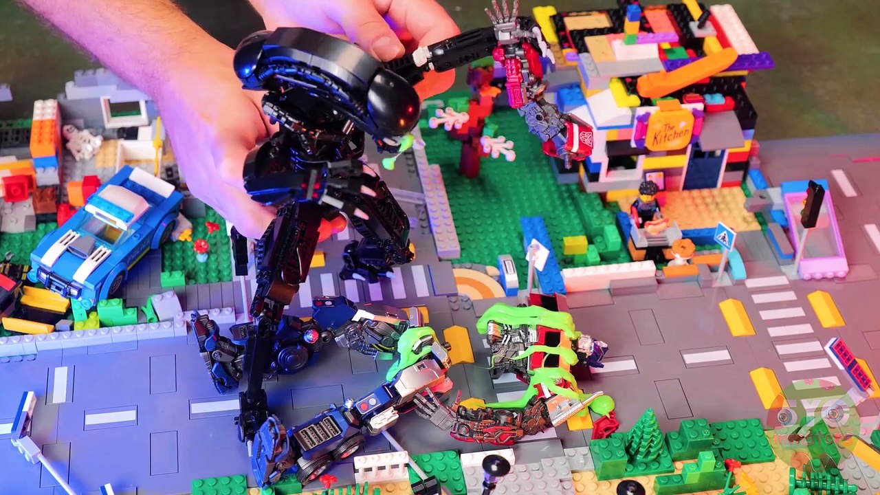 Lego Transformers vs. Real-World Robots - Epic Battle of the Fittest Robots