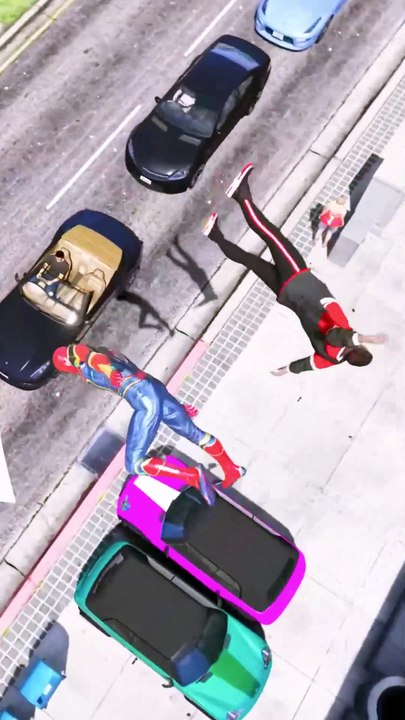 GTA 5 Epic Ragdolls | Spider-Man Jumps/Fails ep 171 #spiderman #gta #gta5