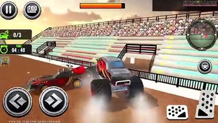 Offroad monster truck driving gameplay 3d