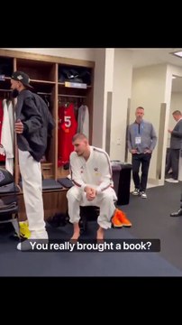 Jokic Can't Believe What Wembanyama Does Before the Game 😱📚