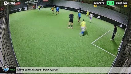 Faute de Matthieu C - BOCA JUNIOR