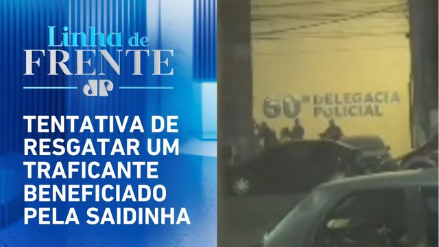 Dez criminosos invadem delegacia no Rio e três presos fogem | LINHA DE FRENTE