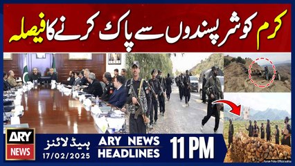 Khyber Pakhtunkhwa cabinet Big decision | ARY News 11 PM Headlines | 17th Feb 2025