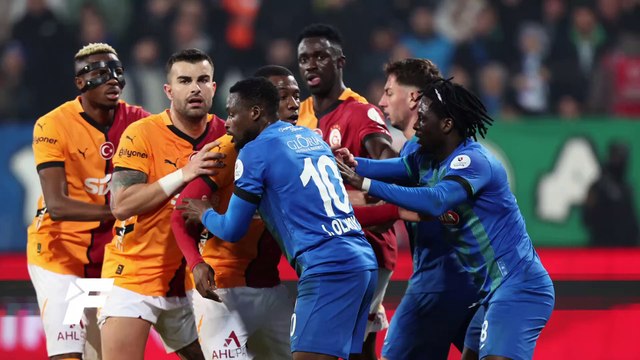 Çaykur Rizespor - Galatasaray maçı (VİDEO)