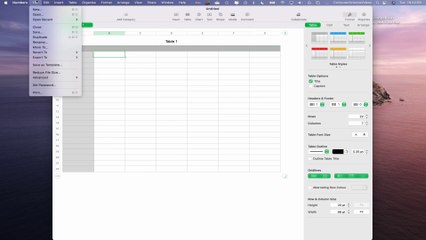 How to SAVE Your Spreadsheet on the Numbers Application Using a Mac - Basic Tutorial | New