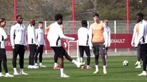 Monaco training ahead of Benfica trip trailing 1-0