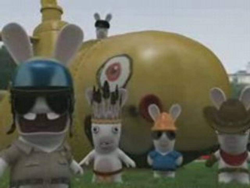 Les Lapins Crétins aux USA