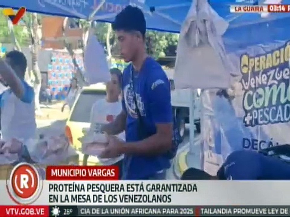 Guaireños fueron beneficiados con venta de proteínas de mar