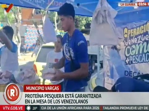 Guaireños fueron beneficiados con venta de proteínas de mar