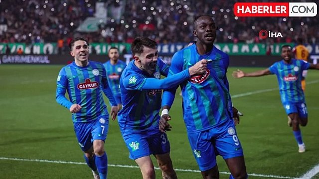 Trendyol Süper Lig'de Çaykur Rizespor 2-1'lik Skorla Galatasaray'a Yenildi