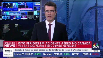 BREAKING NEWS: acidente aéreo no Canadá deixa ao menos oito feridos