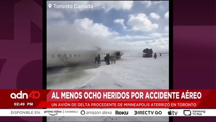🚨¡Última Hora! Reportan al menos ocho heridos por accidente aéreo en Toronto