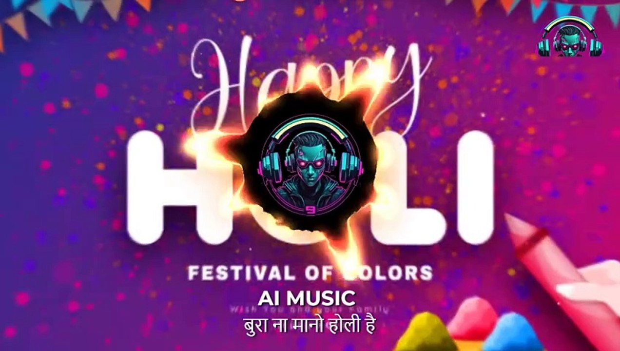 BURA NA MANO HOLI HAY DJ MIX | MP3 REMIX | AI MUSIC | 2025