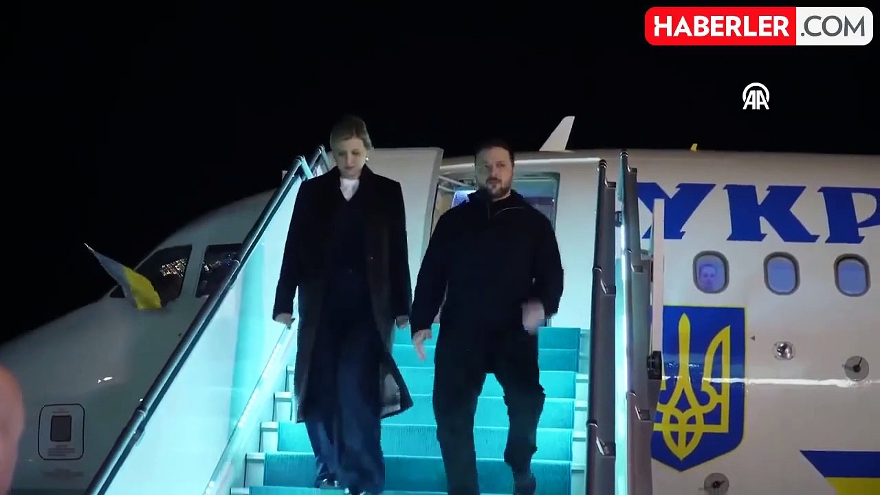 Ukrayna Devlet Başkanı Zelenskiy, Türkiye'ye geldi