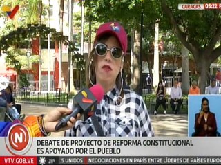 Caraqueños apoyan rotundamente iniciativa de reforma constitucional