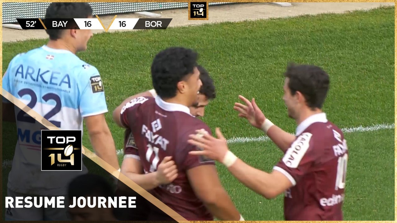 TOP 14 - Résumé de journée - J16 - Saison 2024-2025