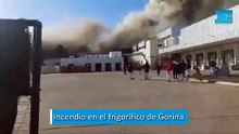 Incendio en el frigorífico de Gorina